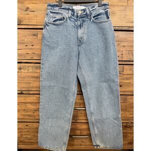 Lisa Says Gah Jeans Womens 6 Blue High Rise Straight Leg Denim Made California